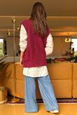 Made in Italy Norbury Gilet Burgundy